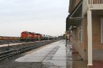 BNSF local waiting by Union station